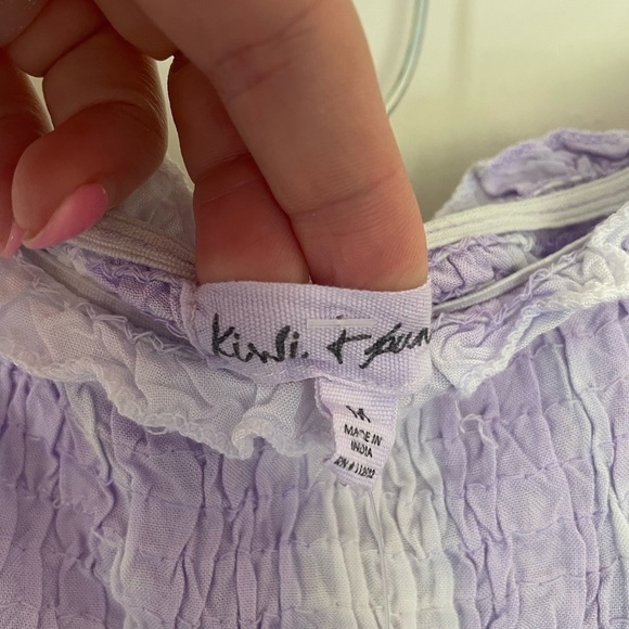 Kiwi Punch NEW 2 Piece Matching Set Purple Ice Tie Dyed NWT ~ Women’s Size M - Picture 6 of 16